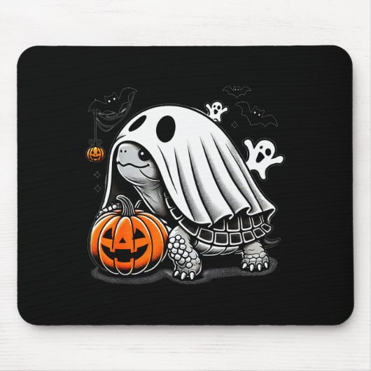 Halloween Turtle Ghost Pumpkin Costume Terran Tort Muismat (Voorkant)