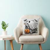 Halloween Turtle Ghost Pumpkin Terrapin Tortoise Kussen (Stoel)