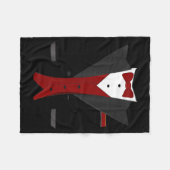 Halloween Tuxedo Kostuum - Grappig Pak Bruiloft Fleece Deken (Voorkant (Horizontaal))