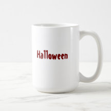 Halloween Twee tons Diep en Helder Rood Spooky-Cup