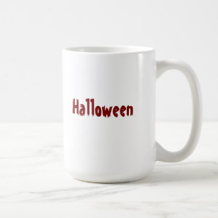 Halloween Twee tons Diep en Helder Rood Spooky-Cup Koffiemok