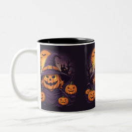 Halloween- Tweekleurige Koffiemok
