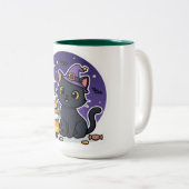 Halloween Tweekleurige Koffiemok (Voorkant rechts)