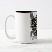 Halloween Tweekleurige Koffiemok (Links)