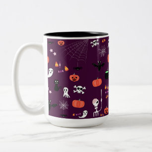 Halloween Tweekleurige Koffiemok