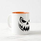 Halloween Tweekleurige Koffiemok (Voorkant links)