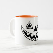Halloween Tweekleurige Koffiemok (Voorkant links)