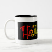Halloween Tweekleurige Koffiemok (Links)