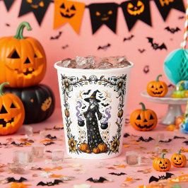 Halloween Twins Baby shower Zwanger Heks Papieren Bekers