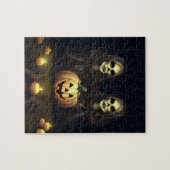 Halloween Twins Jigzaag Puzzle Legpuzzel (Horizontaal)