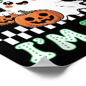 Halloween Two Birthday Boo Im Two Groovy Birthday  Poster (Hoek)