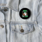 Halloween Two Birthday Boo Im Two Groovy Birthday Ronde Button 5,7 Cm (In situ)