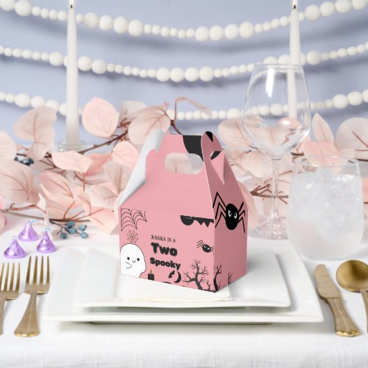Halloween Two Spooky Tweede Verjaardagsfeest Bedankdoosjes (Huwelijk)