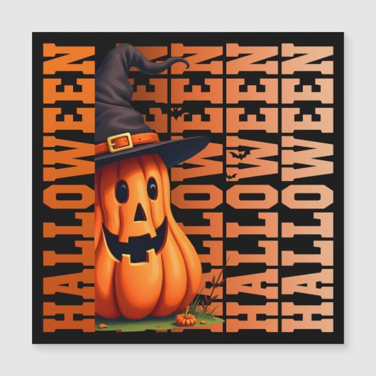 Halloween-typografie coole grappige pompoen cadeau (Voorkant)