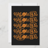 HALLOWEEN TYPOGRAFIE KAART (Voorkant)