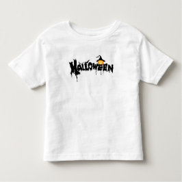 Halloween Typografie Kinder Shirts