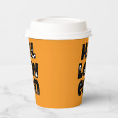 Halloween Typography Papieren Bekers (Links)