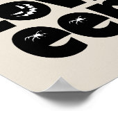 Halloween Typography Poster (Hoek)
