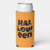 Halloween Typography Seltzer Blikjeskoeler (Seltzer Voorkant)