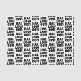 Halloween Typography Tissuepapier