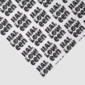 Halloween Typography Tissuepapier (Detail)