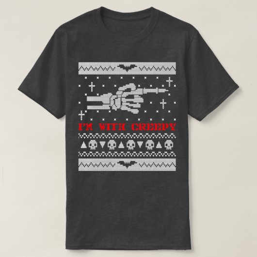 Halloween Ugly Sweater2 T-shirt (Design voorkant)