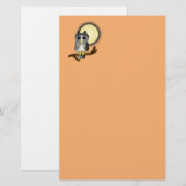 Halloween Uil Briefpapier (Voorkant / Achterkant)