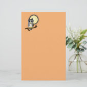 Halloween Uil Briefpapier (Staand voorkant)
