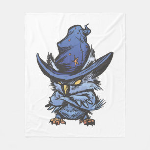 Halloween uil fleece deken