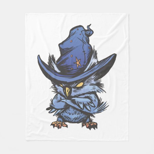 Halloween uil fleece deken (Voorkant)