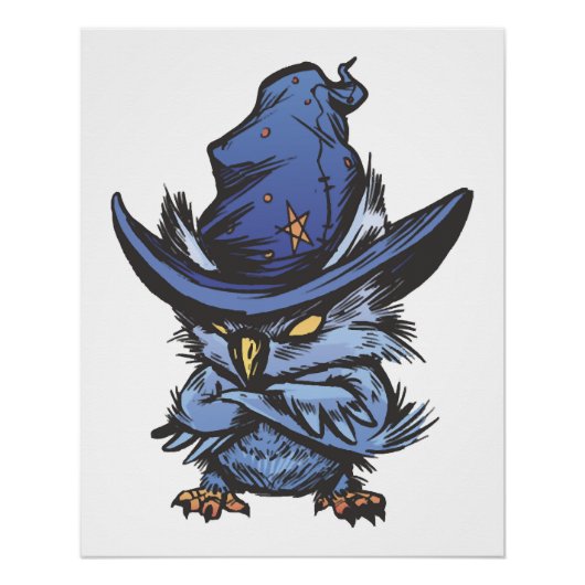 Halloween uil perfect poster (Voorkant)