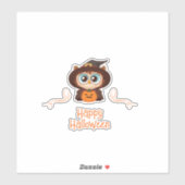 Halloween/uil/pompoen/heks Sticker (Vel)