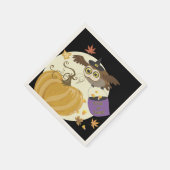 Halloween Uil Trick or Treat! Servet (Hoek)