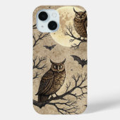  Halloween Uilen & Moon Case-Mate iPhone Case (Achterkant)
