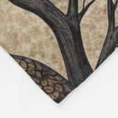  Halloween Uilen & Moon Fleece Deken (Hoek)