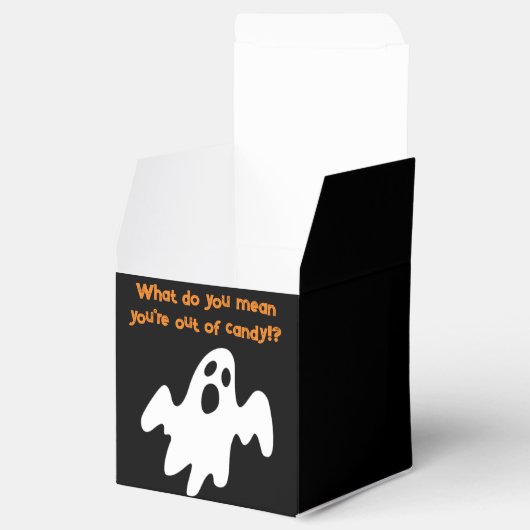 Halloween Uit Snoep Funny Ghost Bedankdoosjes (Geopend)