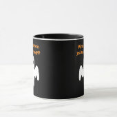 Halloween Uit Snoep Funny Ghost Mok (Midden)