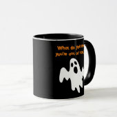 Halloween Uit Snoep Funny Ghost Mok (Voorkant rechts)