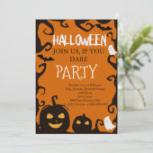 Halloween Uitnodiging (Staand voorkant)