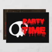 Halloween Uitnodiging (Voorkant / Achterkant)