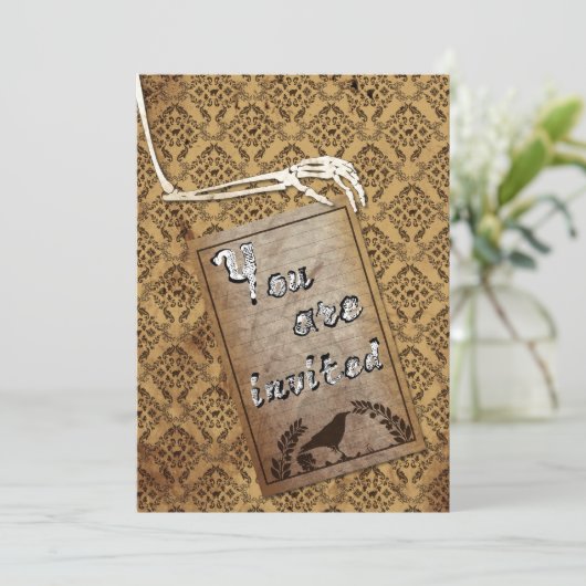 Halloween Uitnodiging (Staand voorkant)