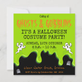 Halloween Uitnodiging (Voorkant)