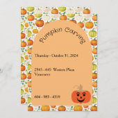 Halloween Uitnodiging (Voorkant / Achterkant)