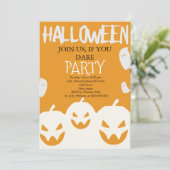 Halloween Uitnodiging (Staand voorkant)