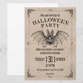 Halloween Uitnodiging (Voorkant / Achterkant)