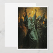 Halloween Uitnodiging (Voorkant / Achterkant)