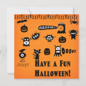 Halloween Uitnodiging (Voorkant)