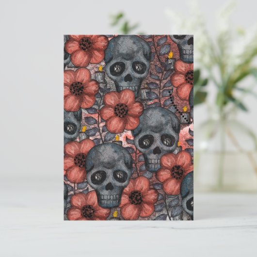 Halloween-uitnodiging (Staand voorkant)