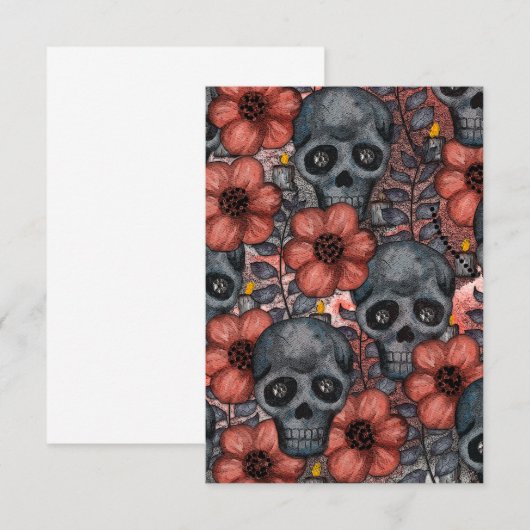 Halloween-uitnodiging (Voorkant / Achterkant)