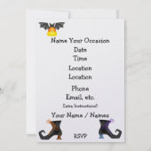 Halloween Uitnodiging (Achterkant)